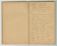 Notebook page dated July 19, 1917.