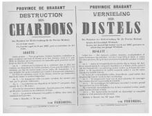 War poster, Destruction des Chardons.