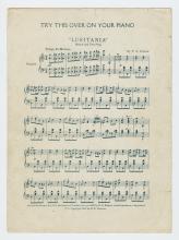 Lusitania March and Two Step sheet music.