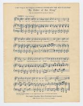 By Order of the King, sheet music.