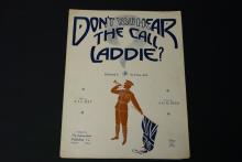 Sheet music, Don't You Hear the Call Laddie?