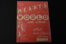 Sheet music, The Hearts of the World Love Canada.