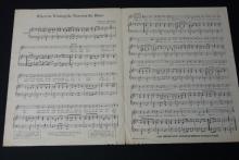 Sheet music, When We Wind Up the Watch on the Rhine.