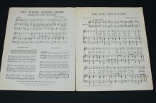 Sheet music, For King and Country.