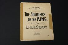 Sheet music, The Soldiers of the King. 