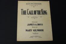 Sheet music, The Call of the King.