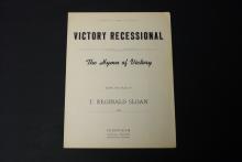 Sheet music, Victory Recessional.