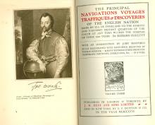 Principal navigations, voyages, traffiques & discoveries of the English nation made by sea or overland to the remote and farthest distant quarters of the earth at any time within the compass of these 1600 years / by Richard Hakluyt ; with an introduction  