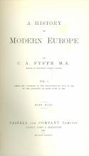 History of modern Europe /by C. A. Fyffe.  