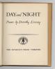 Title page of "Day and Night" by Dorothy Livesay