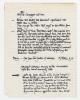Austin Clarke's handwritten notes regarding  More, c. 1987-8
