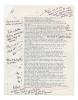 Typescript page of editor's critiques for Hugh Garner's autobiography with Garner's reactions