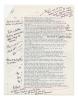 Typescript page from Hugh Garner's autobiography, with his reactions to editor's critiques, [197?]
