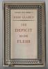 Front dust jacket cover of "The deficit made flesh" by John Glassco