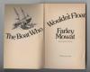 Title page of "The boat who wouldn't float" by Farley Mowat