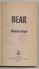 Title page of "Bear" by Marian Engel