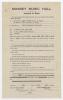 Massey Music Hall rental agreement for lecture by "Grey Owl", signed March 4 1938