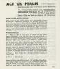 Committee of 100, Leaflet, [25 October 1960]