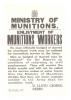 War poster, Ministry of Munitions.